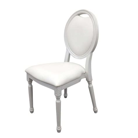 White Louis Chair .